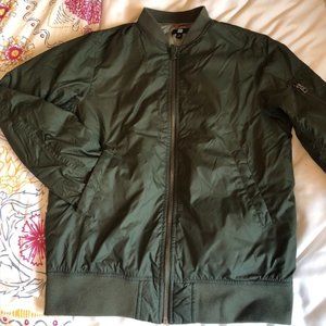 Uniqlo dark olive kids bomber jacket